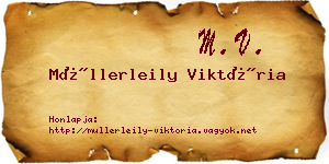 Müllerleily Viktória névjegykártya